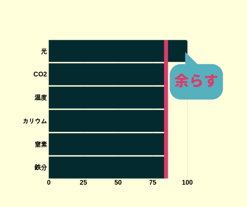 「光」を余らせる