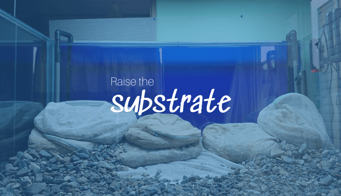 Raise the substrate