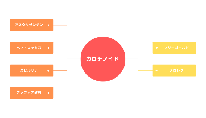 色揚げ成分＝カロチノイド